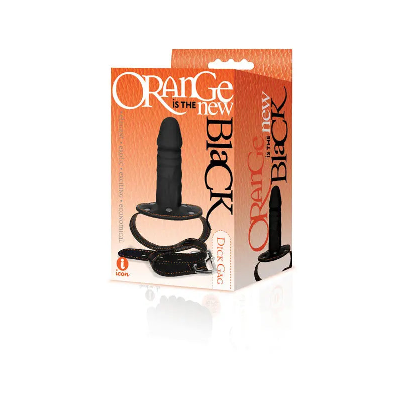 The 9's Orange Is The New , Dick Gag - /Orange Mouth Restraint Icon Brands Discreet Intimate Essentials.