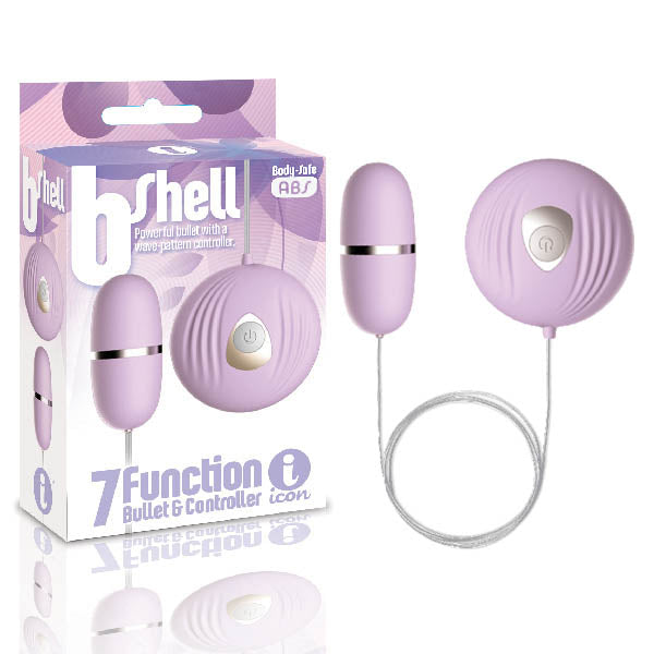The 9's b-Shell -  Bullet with Remote Control features a sleek design and 7 functions for intimate pleasure.