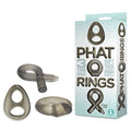 The 9's Phat Rings - Smoke Cock Rings - Set of 3 - Soft TPR material, thick, stretchy, intimate essentials for her.
