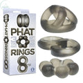 Affordable quality The 9's Phat Rings - Smoke Cock Rings - Set of 3  from Icon Brands by Discreet Intimate Essentials with Discreet Delivery 