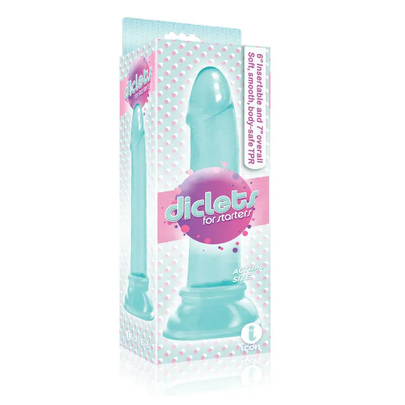 The 9's Diclets - Aqua 17.8 cm (7'') Dong Icon Brands Discreet Intimate Essentials.