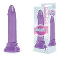 The 9's Diclets -  17.8 cm (7'') Dong in purple packaging, showcasing soft, smooth body-safe TPR with suction cup.