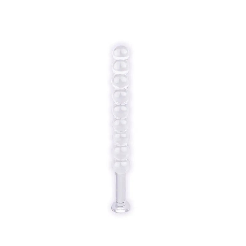 The 9's First Glass Thins, Spherical -  Glass 17.8 cm Anal Beads Icon Brands Discreet Intimate Essentials.