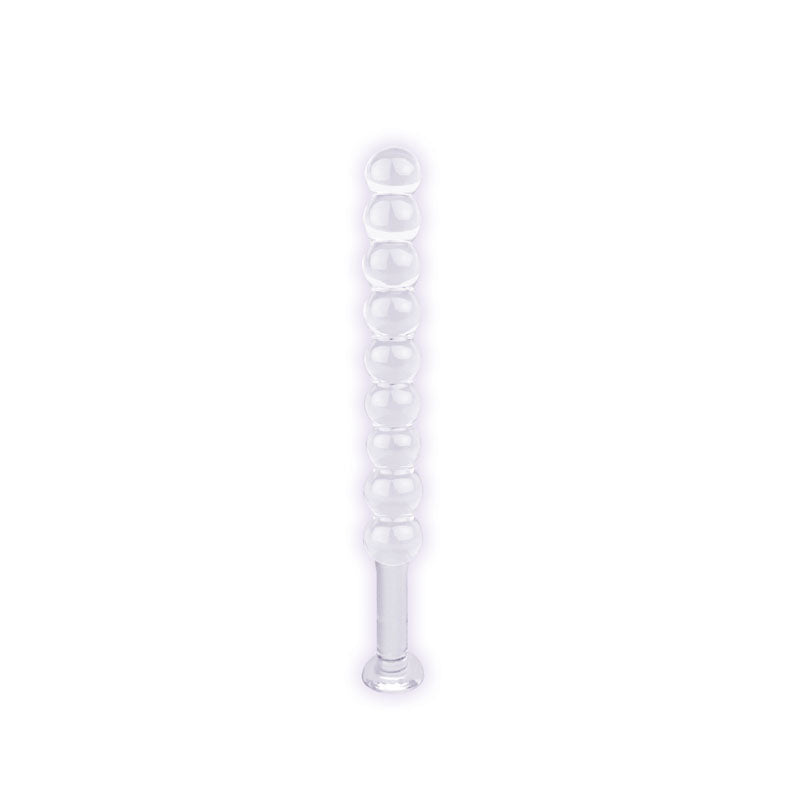 The 9's First Glass Thins, Spherical - Glass 17.8 cm Anal Beads for intimate essentials for her and adult entertainment.