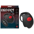 Red Dot V3 USB rechargeable vibrating cock and ball ring with remote control and ten speed settings.