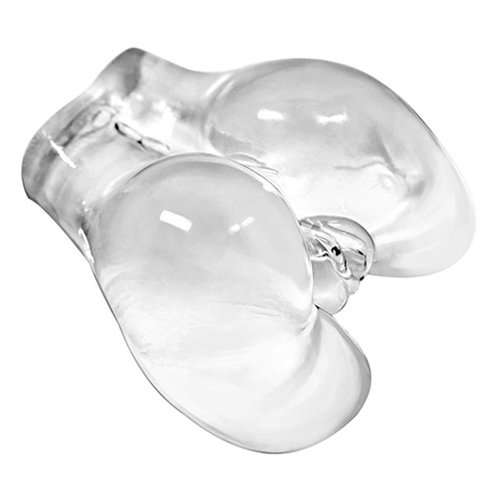 Adam & Eve PEEK A BOOTY -  Doggy Style Masturbator crafted from crystal clear, real-feel material.
