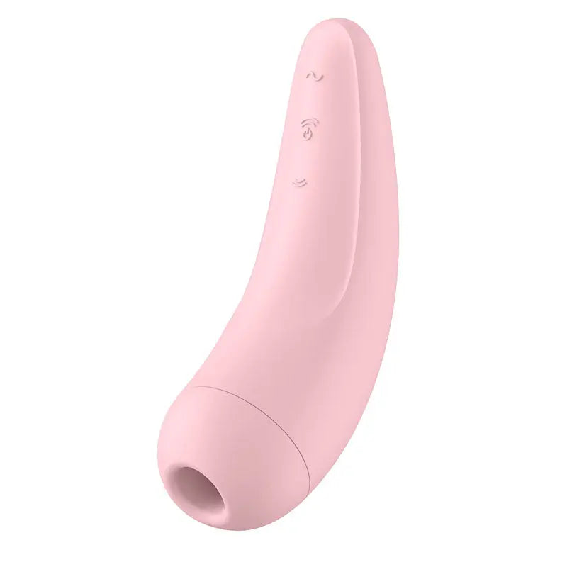 Satisfyer Curvy 2+ - App Contolled Touch-Free USB-Rechargeable Clitoral Stimulator with Vibration Satisfyer Discreet Intimate Essentials.