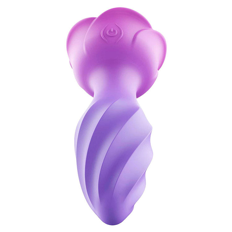 Adam & Eve ROTATING ROSE PLUG - 12 cm USB Rechargeable Rotating & Vibrating Butt Plug with Gem Base