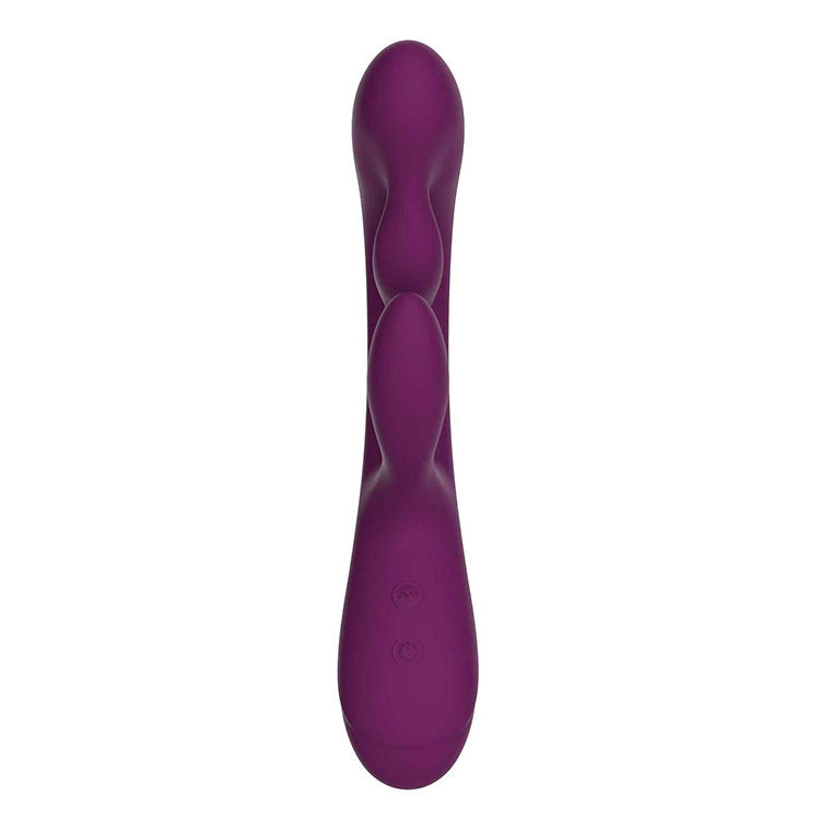 Adam & Eve G-VIBE + 23 cm USB rechargeable triple stimulating vibrator with dual motors for enhanced pleasure.