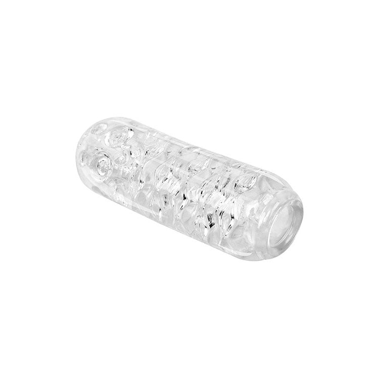 Adam & Eve ADAM'S CRYSTAL TRIO -  Strokers - 3 Pack, clear stroker with unique textures for enhanced pleasure.