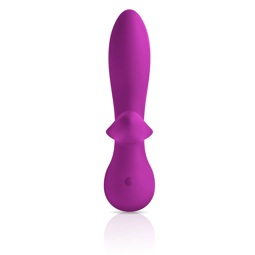 JimmyJane G-Rabbit -  17.6 cm USB Rechargeable Vibrator in vibrant purple, featuring a bulbous tip and EZ Grip™ Handle.