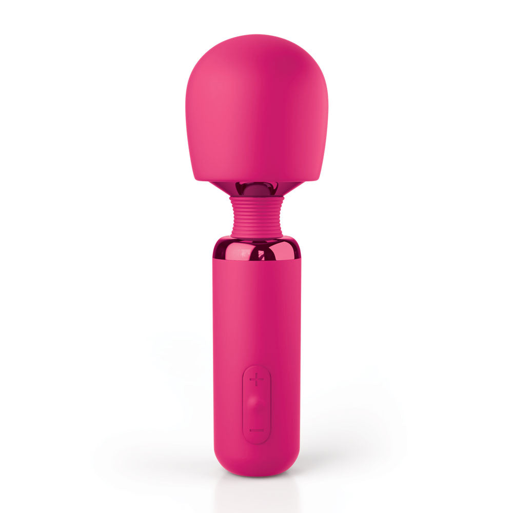 JimmyJane Exona -  18.3 cm USB Rechargeable Massage Wand in vibrant pink color with sleek design and intuitive controls.