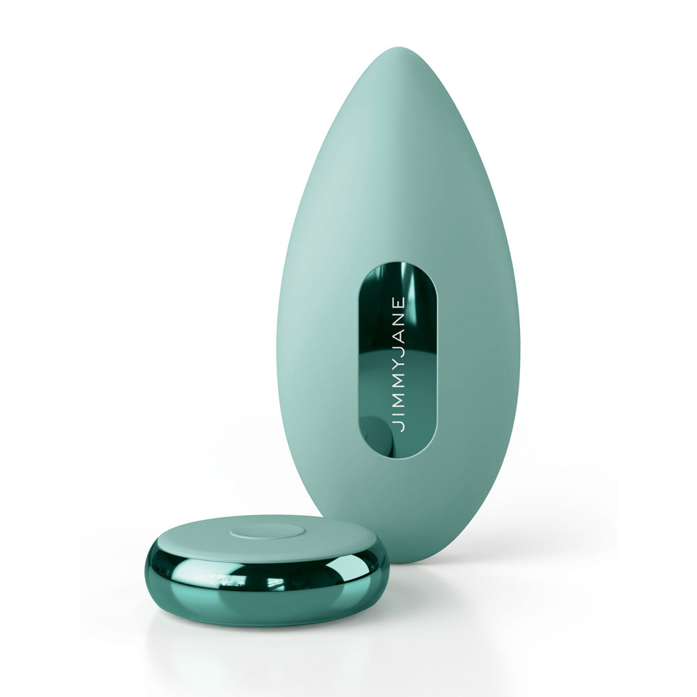 JimmyJane Ascend 3 - Teal 9 cm USB Rechargeable Stimulator with Wireless Remote for intimate essentials for her.