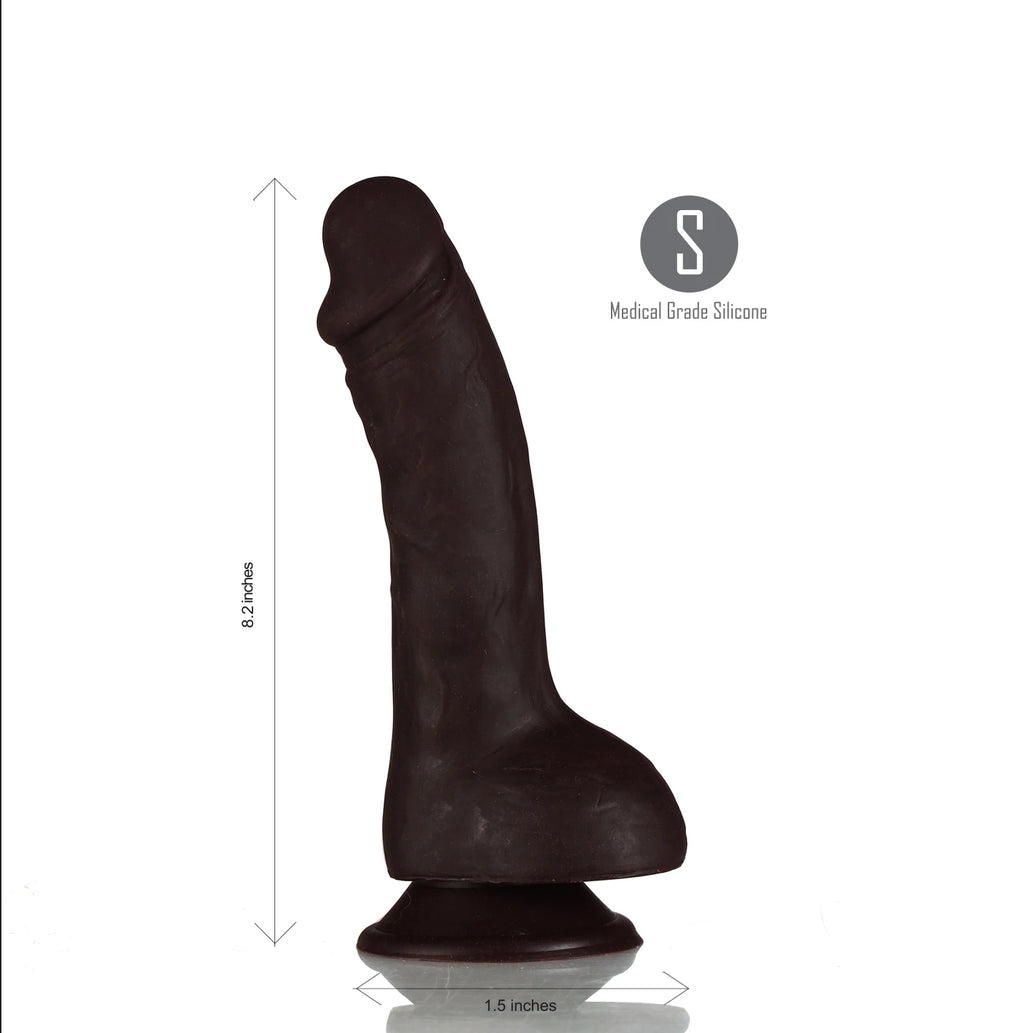 Maia Phoenix - 20.3 cm Dong, medical grade silicone, strong suction cup base, intimate essentials for her.