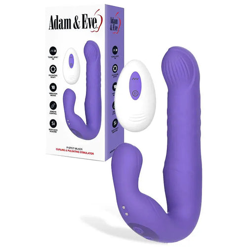 Adam & Eve P-SPOT MILKER -  USB Rechargeable Curling & Pulsating Prostate Massager Adam & Eve Discreet Intimate Essentials.