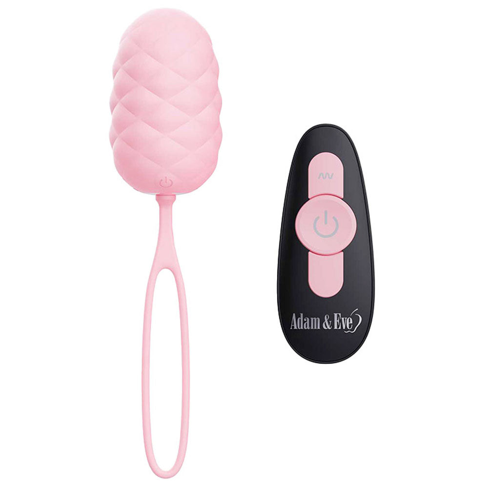 Adam & Eve PILLOW TALK EGG - USB Rechargeable Vibrating Egg with Wireless Remote Control.