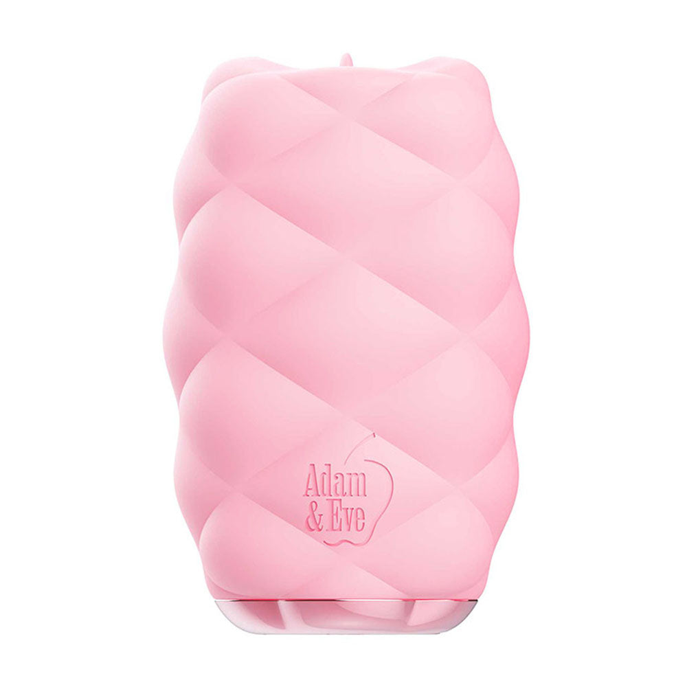 Adam & Eve PILLOW TALK FLICK -  USB Rechargeable Flicking Clitoral Stimulator in a pink design for intimate essentials for her.