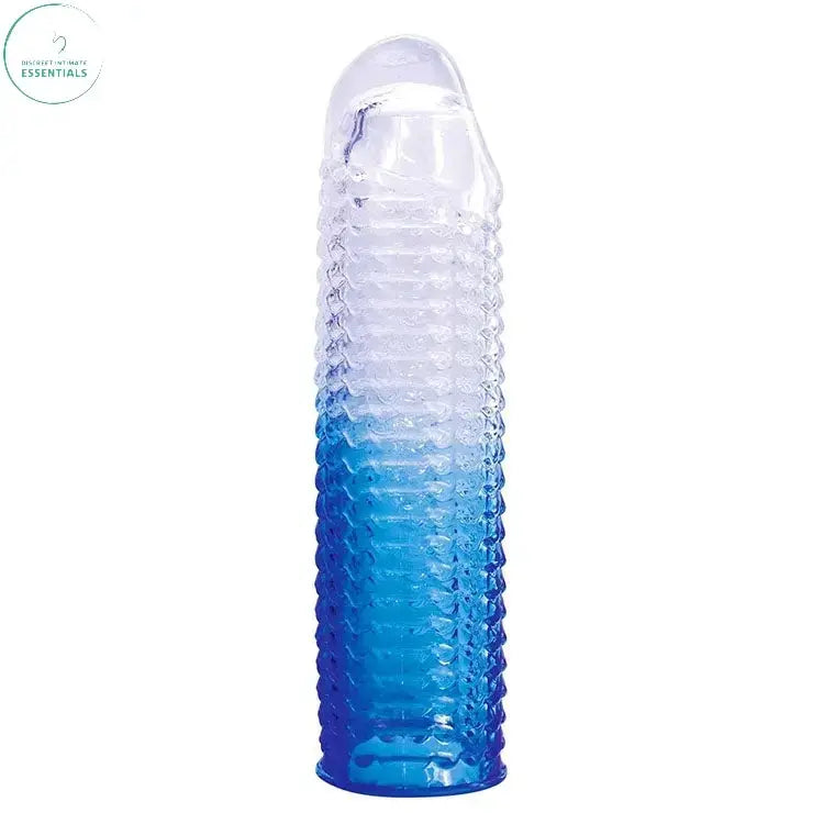 Affordable quality Adam & Eve SAPPHIRE Sleeve Set -  Clear Penis Sleeve Set - Set of 4  from Adam & Eve by Discreet Intimate Essentials with Discreet Delivery 