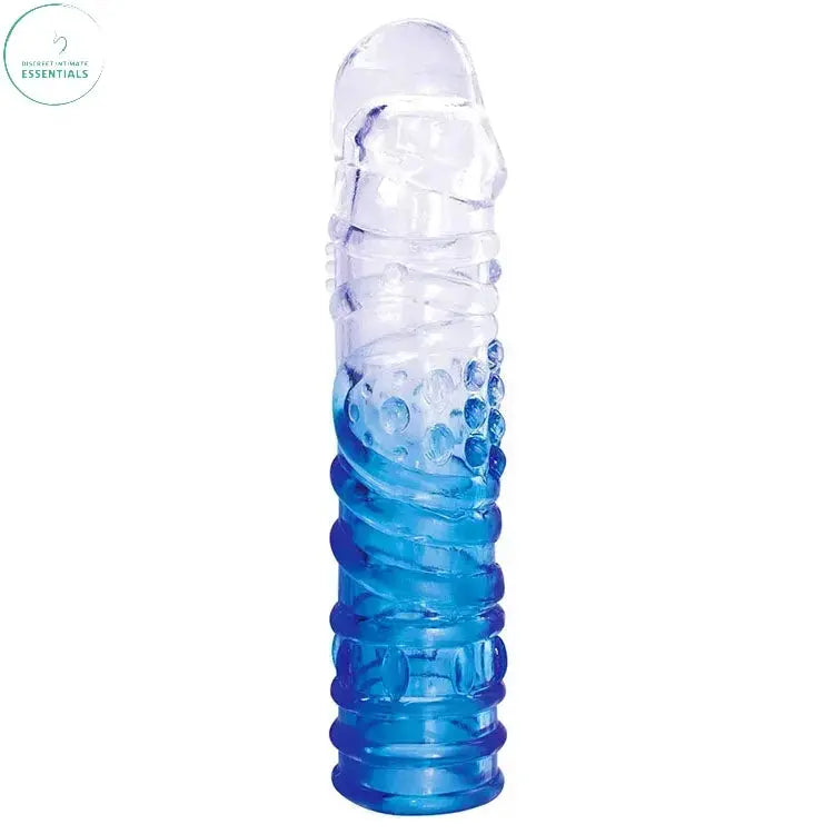 Affordable quality Adam & Eve SAPPHIRE Sleeve Set -  Clear Penis Sleeve Set - Set of 4  from Adam & Eve by Discreet Intimate Essentials with Discreet Delivery 