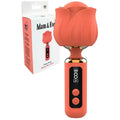 Adam & Eve RIZZY ROSE Mini Wand - Coral - Coral 12.7 cm USB Rechargeable Mini Massager Wand