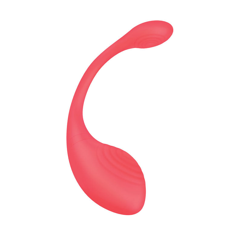 Love Distance RANGE - Coral Rechargeable Love Egg with App Control for intimate essentials for her.