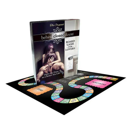 Behind Closed Doors - Board Game for Lovers - Couples Game Little Genie Discreet Intimate Essentials.