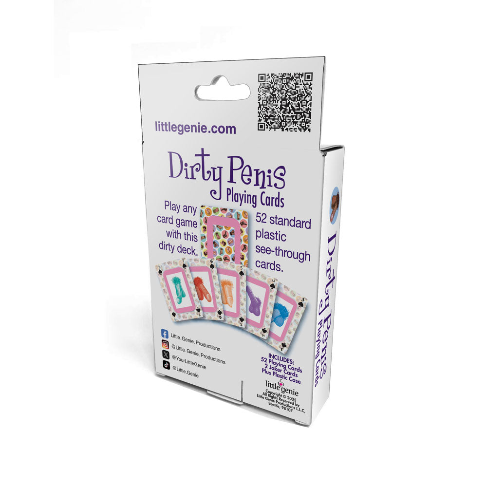 Dirty Penis Playing Cards - Waterproof Novelty Playing Cards, featuring playful designs for a fun card game experience.