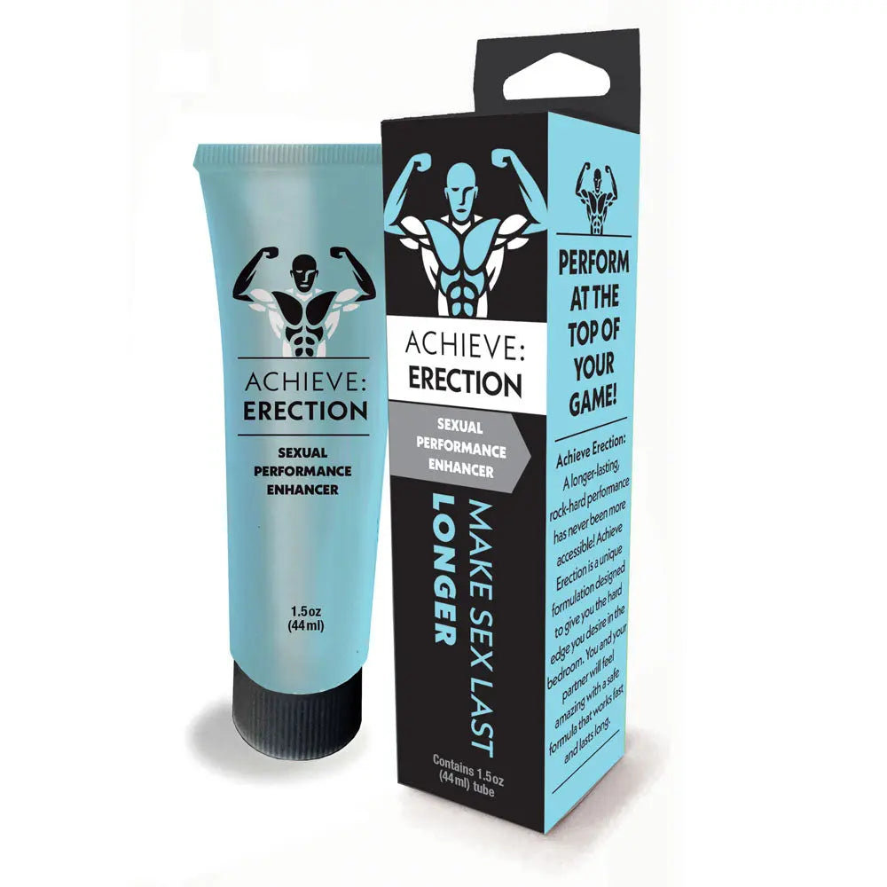 Achieve: Erection - Sexual Performance Enhancer for Men - 44 ml Tube Little Genie Discreet Intimate Essentials.