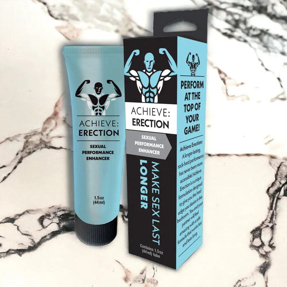 Achieve: Erection - Sexual Performance Enhancer for Men - 44 ml Tube Little Genie Discreet Intimate Essentials.