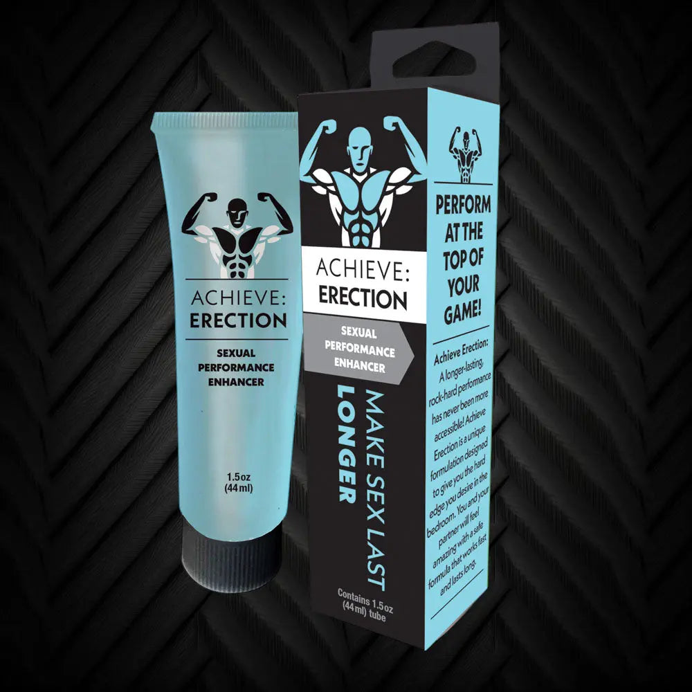 Achieve: Erection - Sexual Performance Enhancer for Men - 44 ml Tube Little Genie Discreet Intimate Essentials.