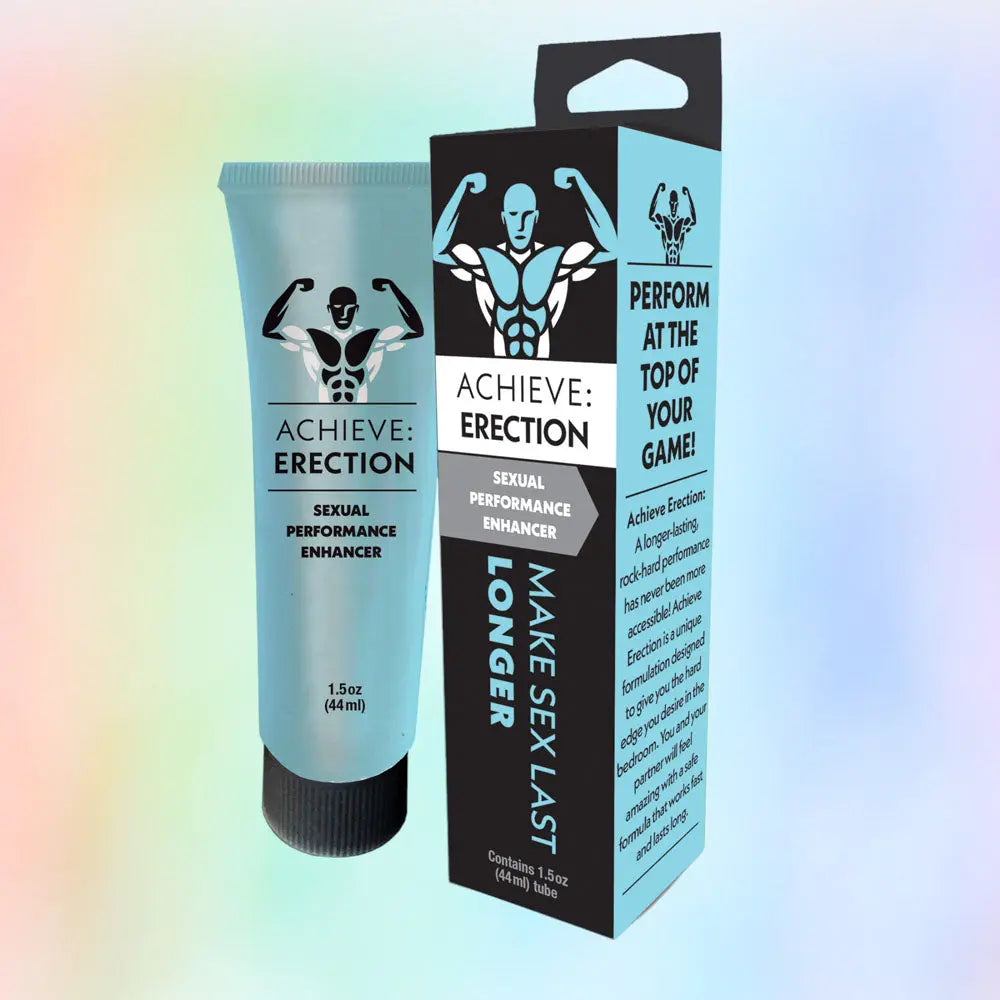 Achieve: Erection - Sexual Performance Enhancer for Men - 44 ml Tube Little Genie Discreet Intimate Essentials.