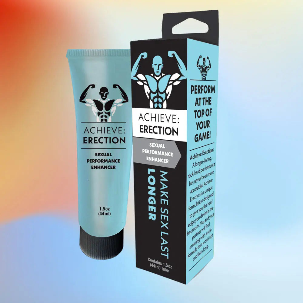 Achieve: Erection - Sexual Performance Enhancer for Men - 44 ml Tube Little Genie Discreet Intimate Essentials.