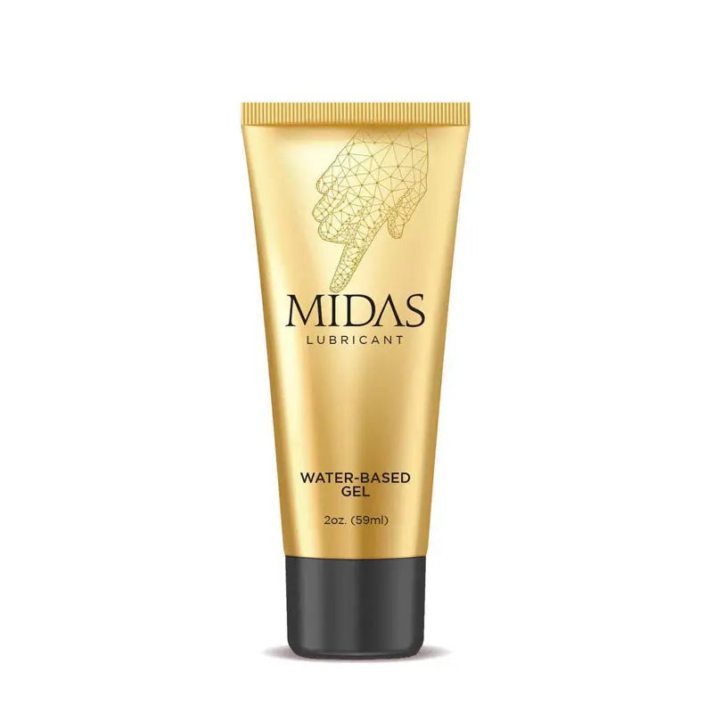 Midas Water Based Gel - Water Based Gel Lubricant - 59 ml Tube Little Genie Discreet Intimate Essentials.
