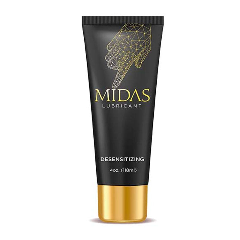 Midas Desensitising Lubricant - 118 ml - Desensitising Lubricant - 118 ml Tube in a sleek black tube packaging.