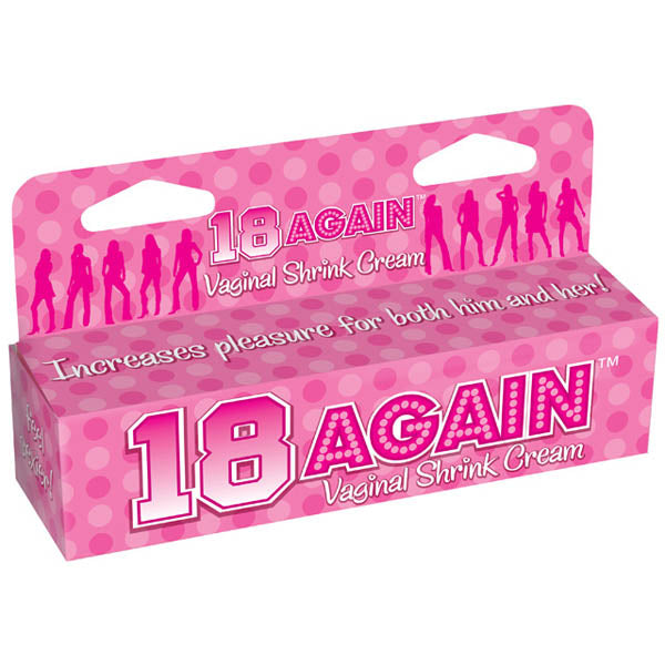 18 Again! - Vaginal Tightening Cream - 44 ml (1.5 oz) Tube packaging for intimate essentials.