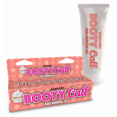 Booty Call Anal Numbing Gel - Cupcake Flavoured Anal Numbing Gel - 44 ml (1.5 oz) Tube Little Genie Discreet Intimate Essentials.