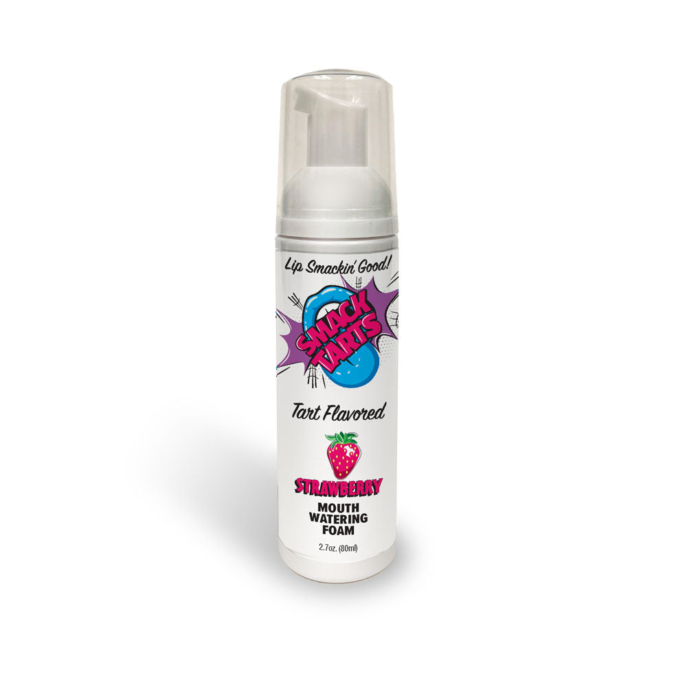 sour strawberry mouth spray in a 80ml bottle for enhanced oral pleasure with a tangy twist