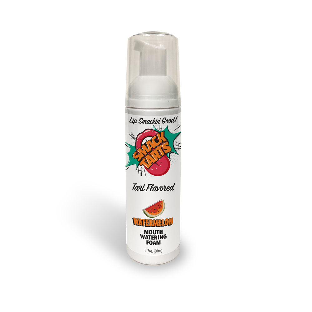 Smack Tarts Mouthwatering Foam - Watermelon flavored oral lubricant for sour watermelon oral lubricant experience.