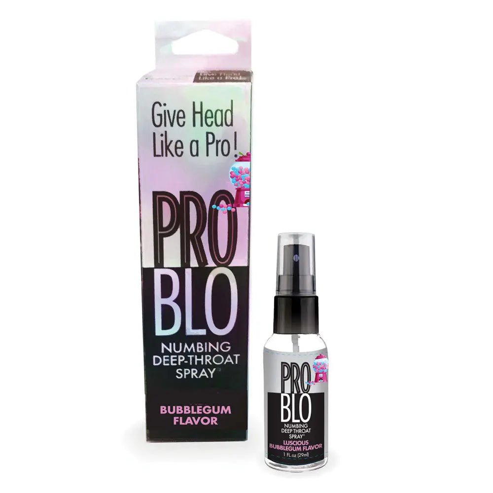 ProBlo Deep Throat Spray - Bubblegum - Bubblegum Flavoured Deep Throat Spray - 30 ml Little Genie Discreet Intimate Essentials.