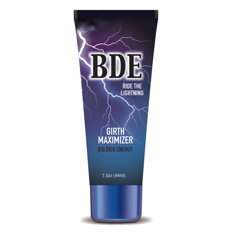 Big Dick Energy Girth Maximiser - Male Enlarger Cream - 44 ml Tube with lightning design and bold text.