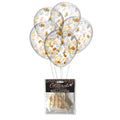 Glitterati - Boobie Confetti Balloons - Set of 5, featuring playful design perfect for adult parties and celebrations.