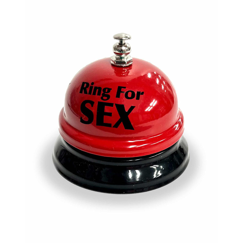 Ring For Sex Table Bell - Novelty Bell on a white background, perfect for adding fun to intimate moments.