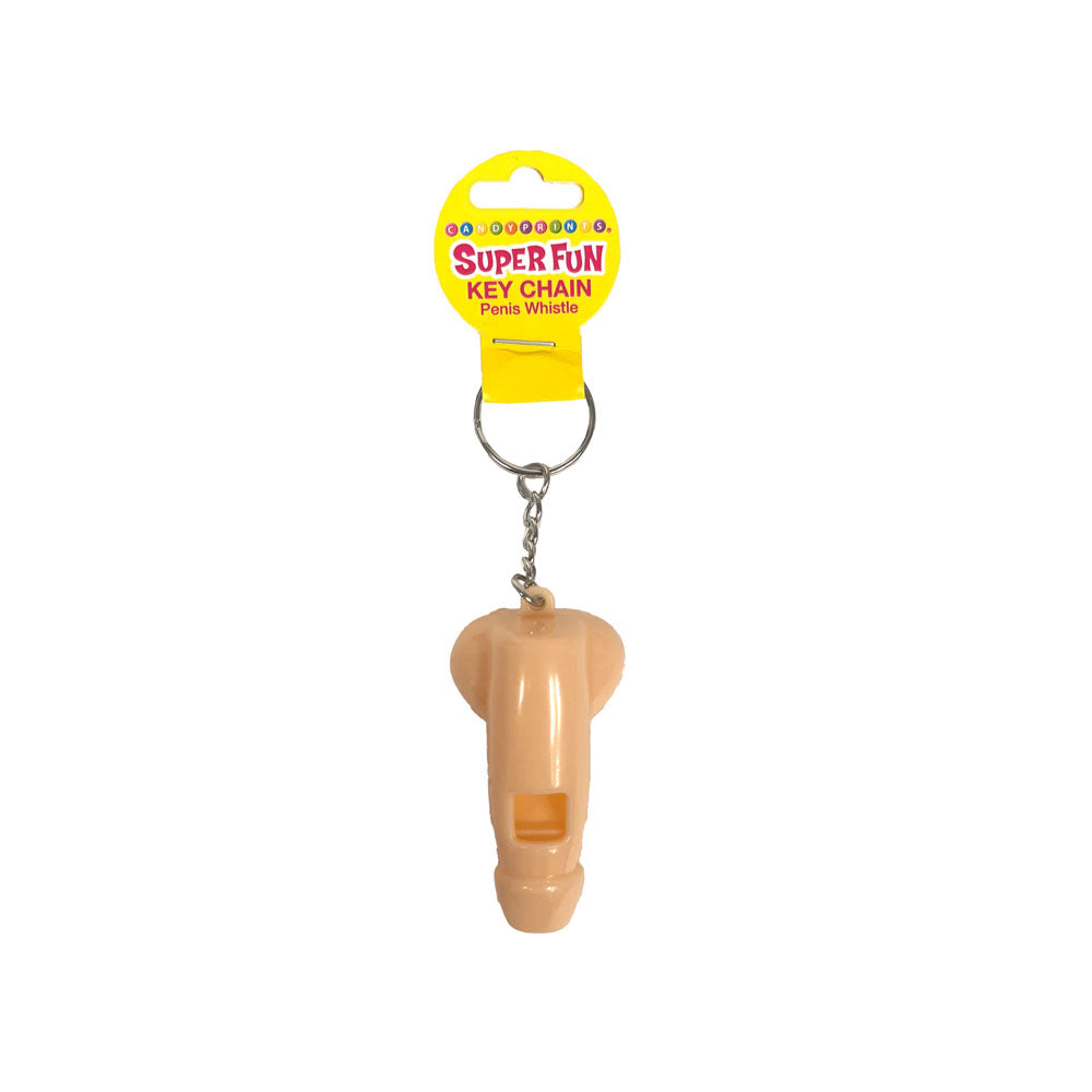 Super Fun Key Chain - Penis Whistle - Novelty Key Chain for fun and quirky key organization.