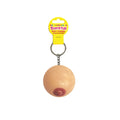 Super Fun Key Chain - Squishy Boob - Novelty Keychain featuring a squishy design for playful keyring additions.