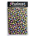 Fucks I Have To Give Tissue Paper Sheets - Novelty Decoration Sheets - 6 Pack with colorful middle fingers design