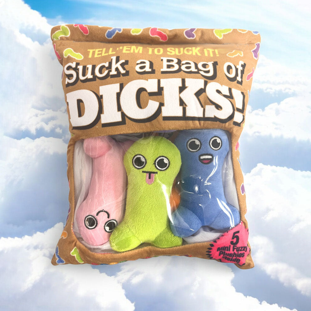 หมอนตุ๊กตา Suck A Bag Of Dicks - หมอนตุ๊กตา Dicky ขนปุยขนาดเล็ก - ชุด 5 ชิ้น