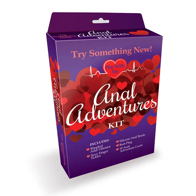 Play With Me Anal Adventures Kit - 6 Piece Set Little Genie Discreet Intimate Essentials.