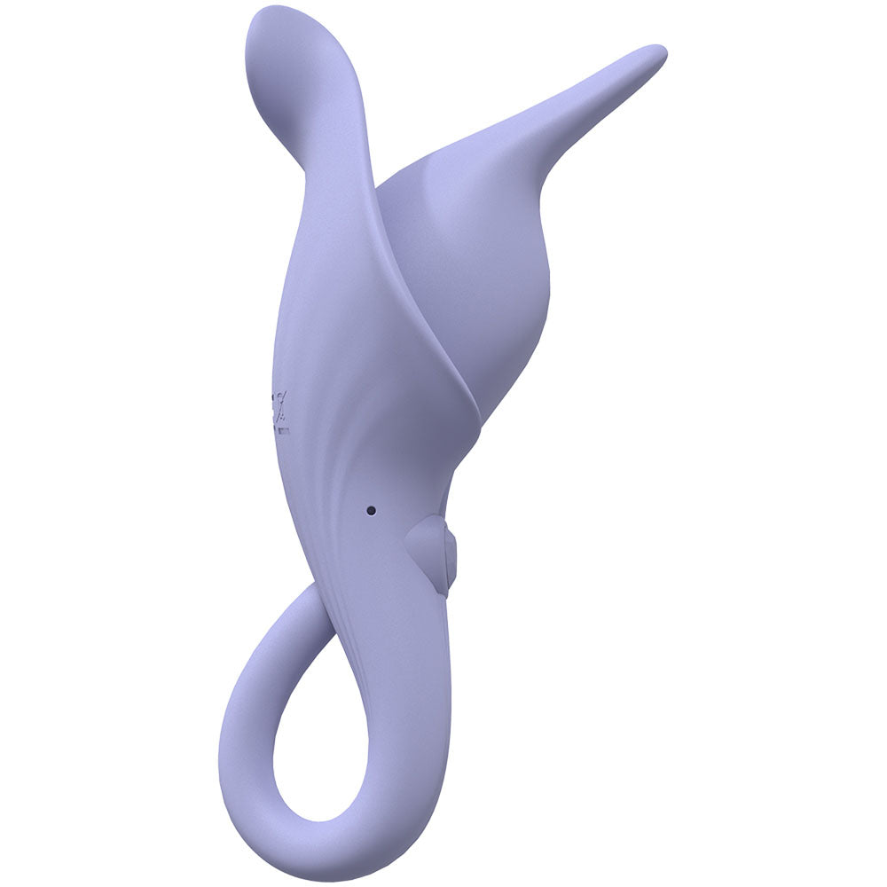 LOVELINE Lily - Lavender - Lavender USB Rechargeable Stimulator in soft lavender silicone design.