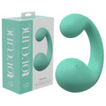 LOVELINE Playful -  -  8.5 cm Dual Vibrator in teal packaging showcasing its design and features.