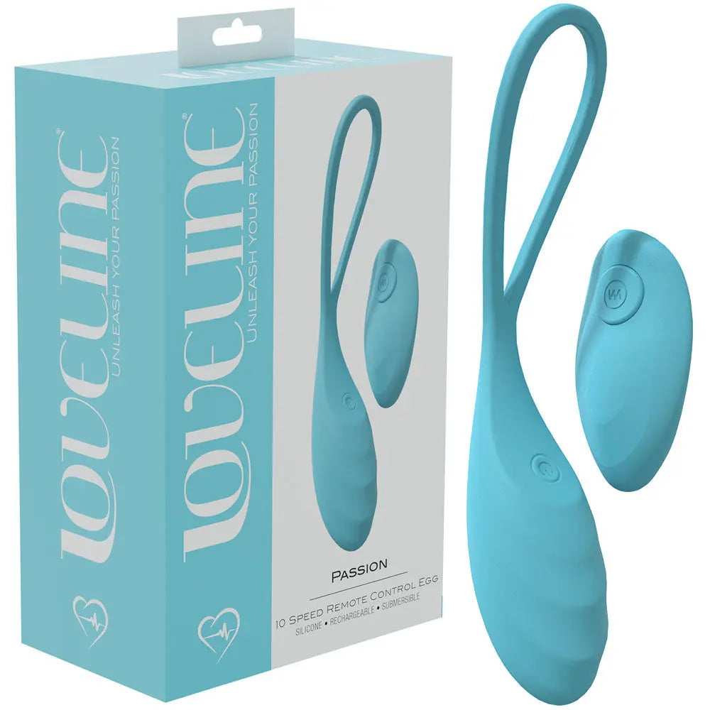 LOVELINE Passion -  -  USB Rechargeable Vibrating Egg with Wireless Remote Shots Toys Discreet Intimate Essentials.